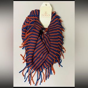 Infinity Scarf LoLo By New Dimensions Women’s OS Eco Friendly Boho Fringe NWT